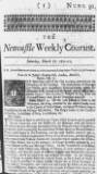 Newcastle Courant Sat 17 Mar 1722 Page 1