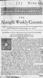 Newcastle Courant Sat 20 Oct 1722 Page 1
