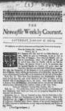 Newcastle Courant Sat 26 Jan 1723 Page 1