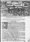 Newcastle Courant Sat 05 Dec 1724 Page 1