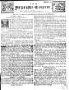 Newcastle Courant Sat 09 Dec 1727 Page 1