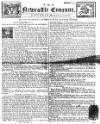 Newcastle Courant Sat 09 Mar 1728 Page 1
