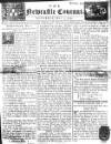 Newcastle Courant Sat 01 May 1731 Page 1