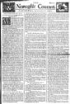 Newcastle Courant Sat 08 Jan 1737 Page 1