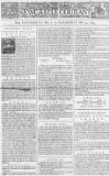 Newcastle Courant Sat 07 May 1743 Page 1