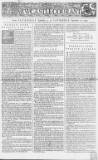 Newcastle Courant Sat 03 Sep 1743 Page 1