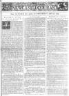 Newcastle Courant Sat 07 Apr 1744 Page 1