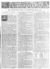 Newcastle Courant Sat 07 Jul 1744 Page 1
