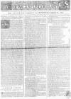 Newcastle Courant Sat 08 Sep 1744 Page 1