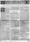 Newcastle Courant Sat 02 Jan 1748 Page 1