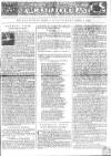 Newcastle Courant Sat 02 Dec 1749 Page 1