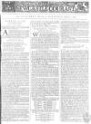 Newcastle Courant Sat 16 Mar 1751 Page 1