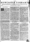Newcastle Courant Saturday 25 May 1754 Page 1