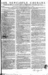 Newcastle Courant Saturday 01 September 1770 Page 1