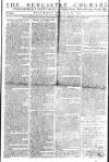 Newcastle Courant Saturday 16 November 1771 Page 1