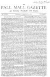 Pall Mall Gazette Thursday 09 February 1865 Page 1