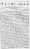 Pall Mall Gazette Saturday 11 February 1865 Page 1
