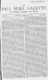 Pall Mall Gazette Wednesday 15 February 1865 Page 1
