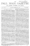 Pall Mall Gazette Saturday 18 February 1865 Page 1