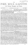 Pall Mall Gazette Wednesday 28 June 1865 Page 1