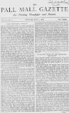 Pall Mall Gazette Tuesday 04 July 1865 Page 1