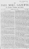 Pall Mall Gazette Friday 14 July 1865 Page 1
