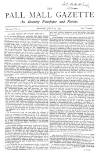 Pall Mall Gazette Monday 24 July 1865 Page 1
