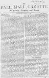 Pall Mall Gazette Tuesday 15 August 1865 Page 1