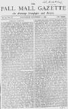 Pall Mall Gazette Wednesday 27 September 1865 Page 1