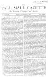 Pall Mall Gazette Friday 24 November 1865 Page 1