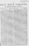 Pall Mall Gazette Monday 08 January 1866 Page 1