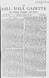 Pall Mall Gazette Tuesday 16 January 1866 Page 1