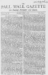 Pall Mall Gazette Monday 02 April 1866 Page 1