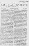 Pall Mall Gazette Thursday 14 June 1866 Page 1