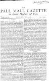 Pall Mall Gazette Wednesday 27 June 1866 Page 1