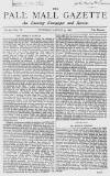 Pall Mall Gazette Thursday 30 August 1866 Page 1