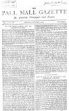 Pall Mall Gazette Tuesday 09 October 1866 Page 1