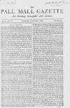 Pall Mall Gazette Thursday 08 November 1866 Page 1