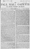 Pall Mall Gazette Tuesday 01 January 1867 Page 1