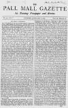Pall Mall Gazette Tuesday 08 January 1867 Page 1