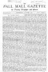 Pall Mall Gazette Wednesday 09 January 1867 Page 1