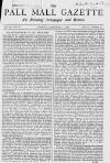 Pall Mall Gazette Friday 11 January 1867 Page 1