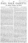 Pall Mall Gazette Monday 14 January 1867 Page 1