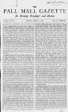 Pall Mall Gazette Friday 14 June 1867 Page 1