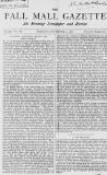 Pall Mall Gazette Tuesday 05 November 1867 Page 1