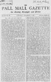 Pall Mall Gazette Saturday 07 December 1867 Page 1