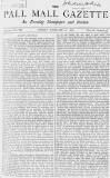 Pall Mall Gazette Friday 24 January 1868 Page 1