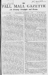 Pall Mall Gazette Wednesday 04 November 1868 Page 1