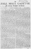 Pall Mall Gazette Saturday 19 December 1868 Page 1
