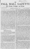 Pall Mall Gazette Tuesday 05 January 1869 Page 1